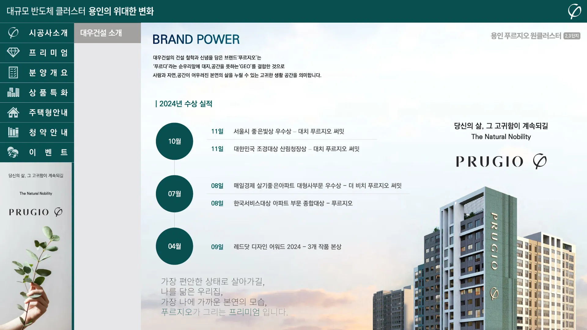 용인 양지 푸르지오 건설사