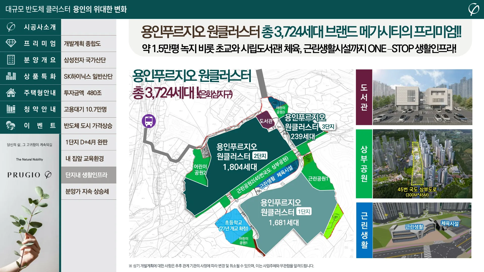 용인 양지 푸르지오 단지안내